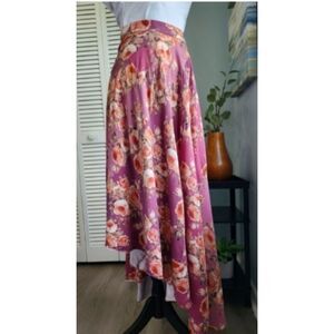 Soft Surroundings Floral Skirt Sz 6